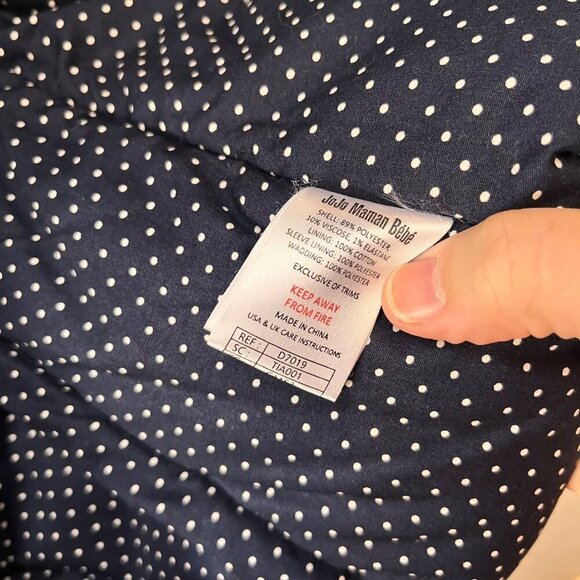 JoJo Maman Bébé Navy‎ Hooded Pea Coat / Sailor coat- Size 2-3 - Picture 7 of 7